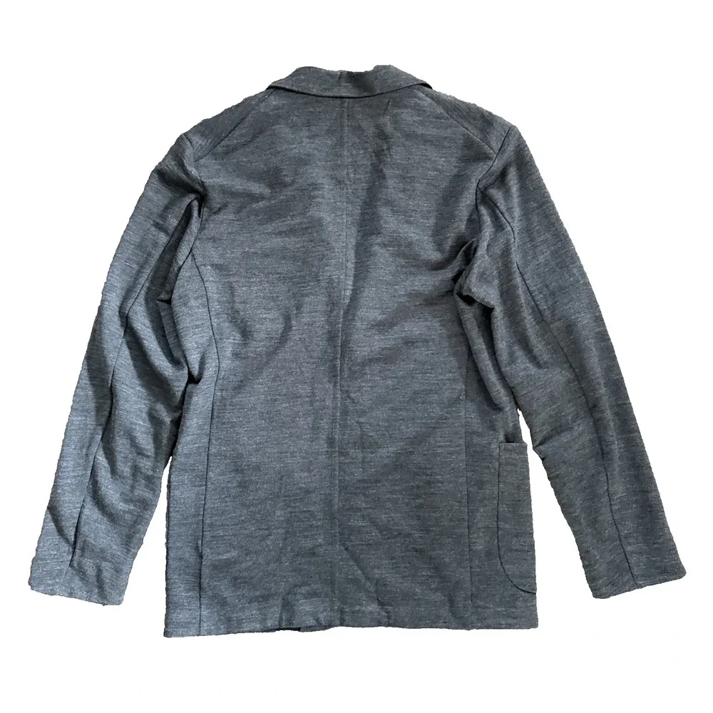 Icebreaker x TABI Goldwin Merino Wool Tech Blazer Men M Gray Sport Coat Travel